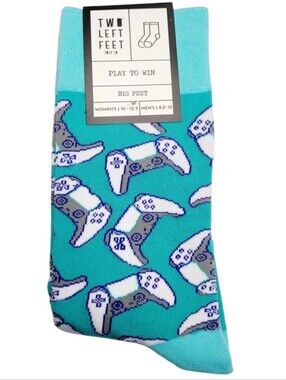 Two Left Feet Sock Co. "Play To Win" Game Controller Socks